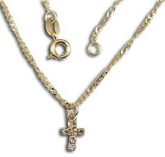 Tornozeleira folheada a ouro com strass